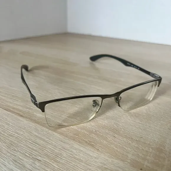 Ray-Ban RB8413 2620 Gunmetal Carbon Fiber Black Eyeglasses Frames Only 52-18-145